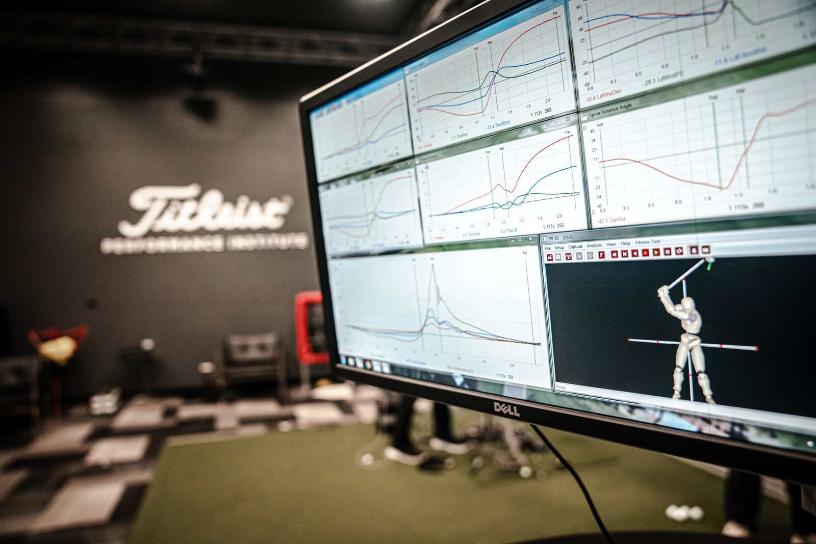 3D swing analysis at the Titleist Performance Institute